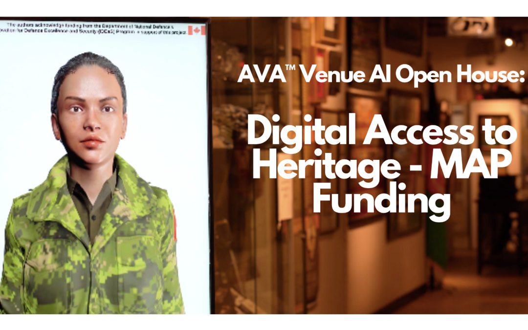 Digital Access to Heritage MAP Funding Discussion – AVA™ Venue AI Open House